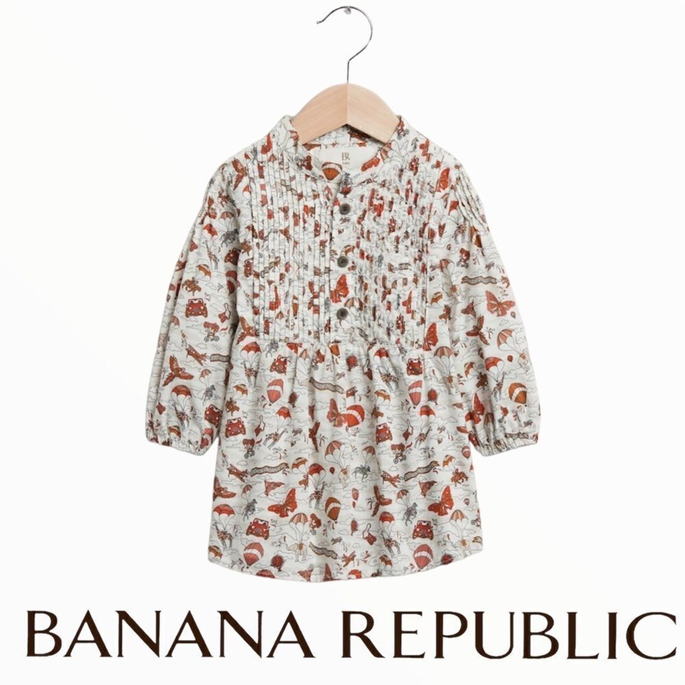 BANANA REPUBLIC | Travel Mosaic | PINTUCK DRESS